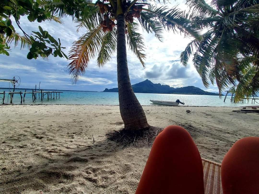 Poemanahere Island Camping A Maupiti Te-Fare-Arii Eksteriør billede