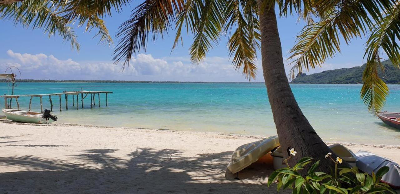 Poemanahere Island Camping A Maupiti Te-Fare-Arii Eksteriør billede
